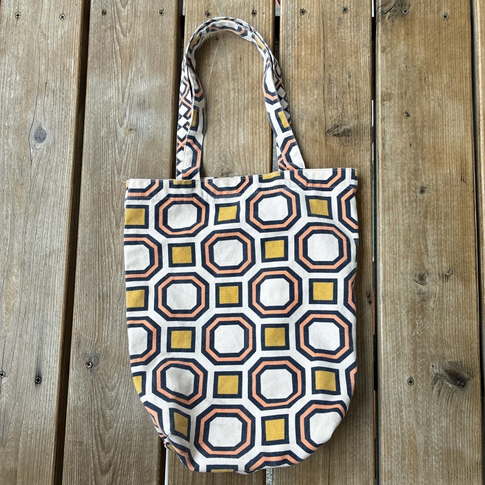 RARE Tory Burch x David Hicks Canvas Tote Orange Women's